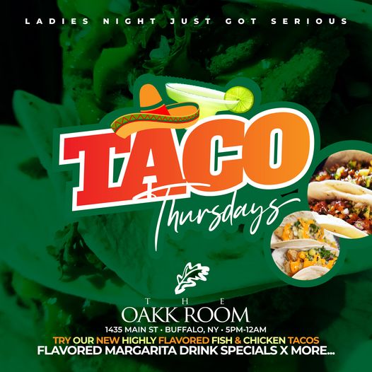Taco Thursdays @ The Oakk Room