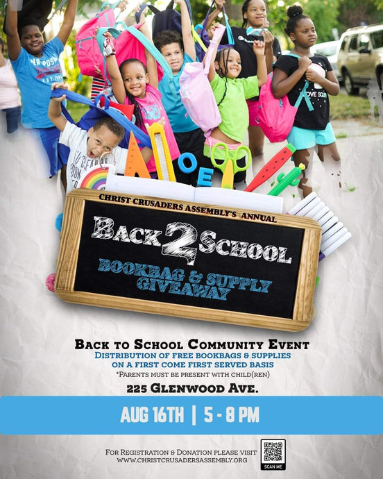 Christ Crusaders Assembly Backpack Giveaway