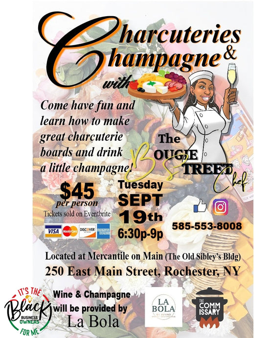 Charcuteries & Champagne w/ The Bougie Street Chef